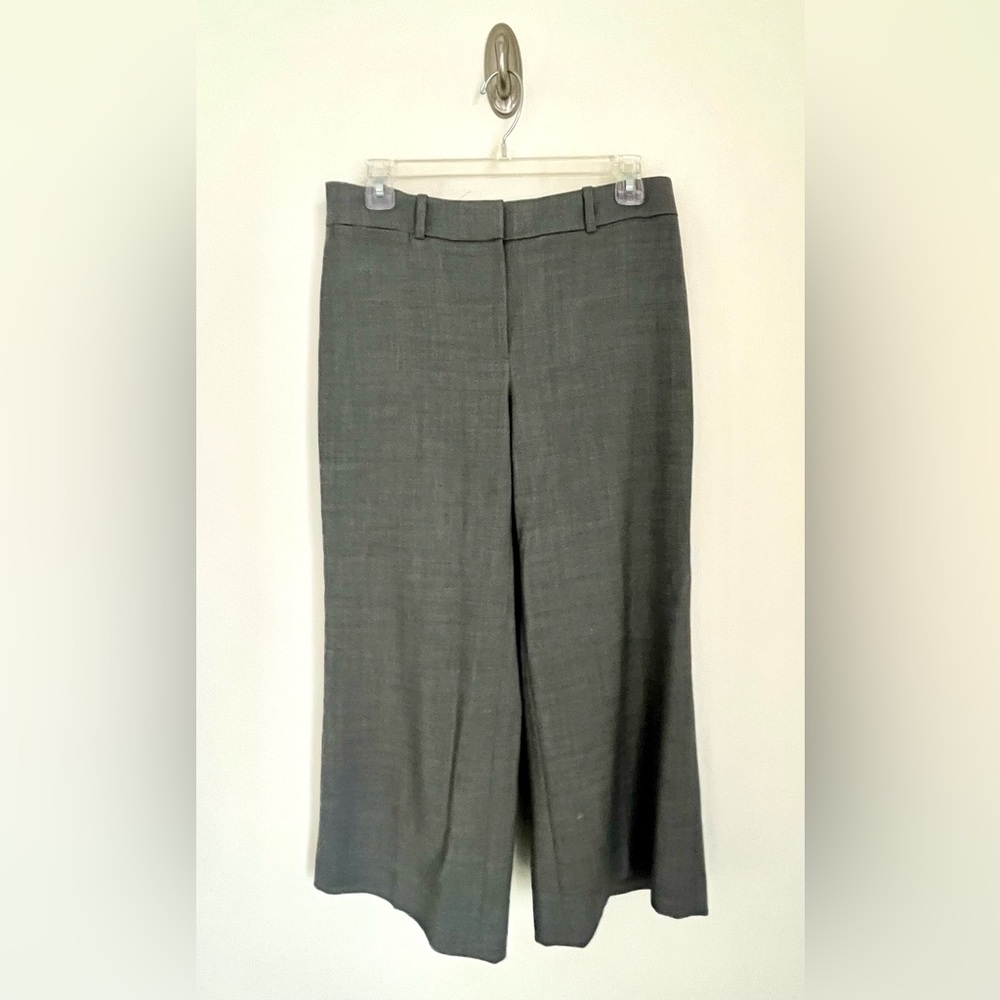 WHITE HOUSE BLACK MARKET Nell Gray Cropped Career Work Style Pant Size 4 EUC - Picture 5 of 11